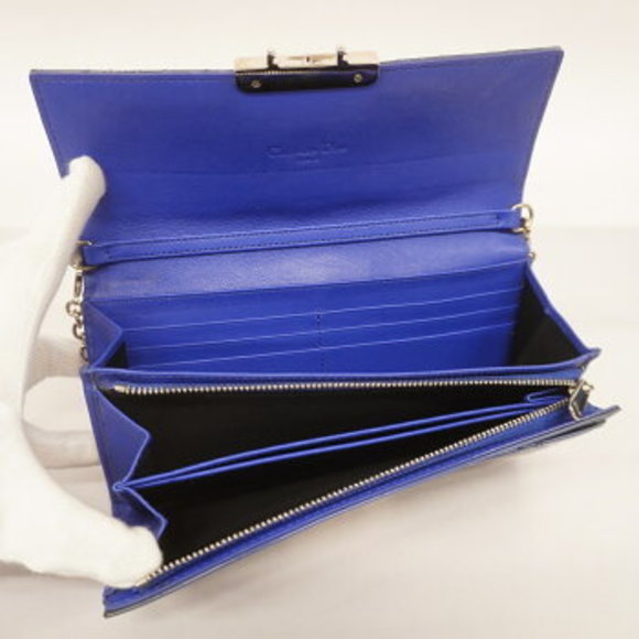 Christian Dior Cannage Patent Leather Chain Wallet - Picture 4 of 12